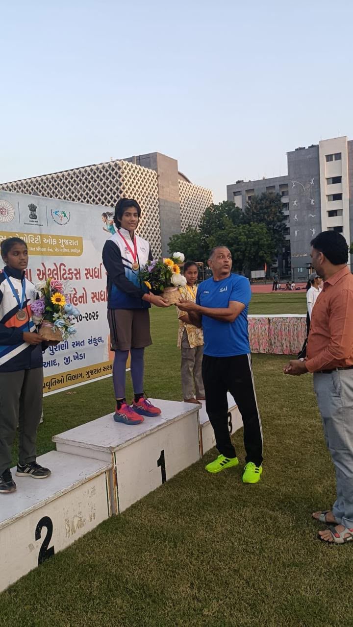 Riddhu Tanwar (Gold Medal in Javelin Throw at the SGFI State Level Championship)